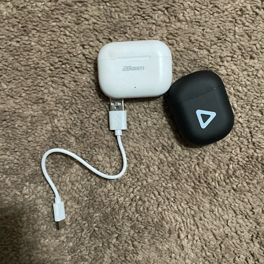 2 wireless earbuds